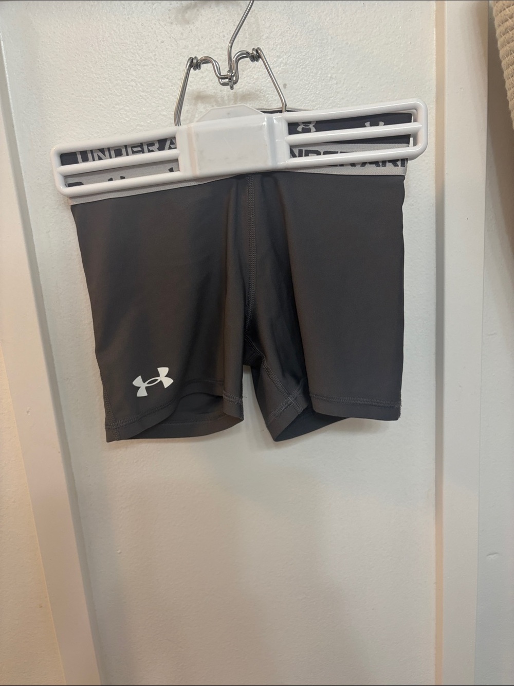 Under Armour Dark Gray Kids' Performance Bike Shorts